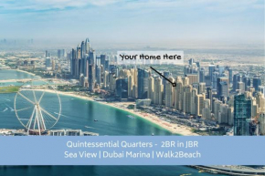 2BR in JBR / Sea View / Dubai Marina / Walk2Beach